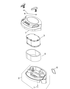 Kohler Kt735-3017 Air Intake And Filtration Diagram and Parts List for Z-FORCEL48 (17CSDALB009-17CSDALB010)(2015) Cub Cadet Lawn Tractor